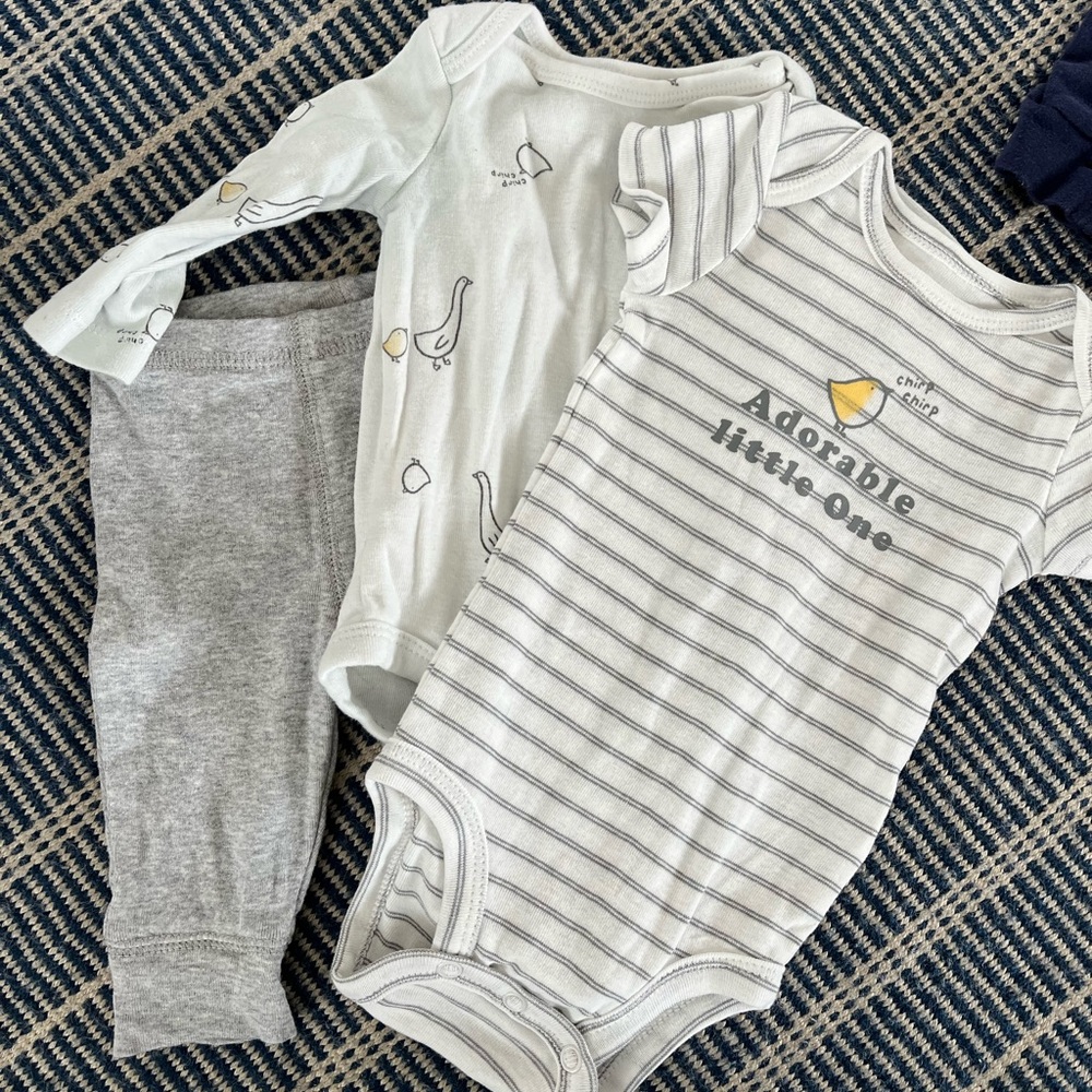 Carters gender neutral chick outfit